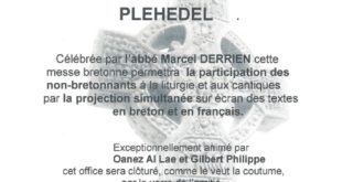 plehedel messe en breton