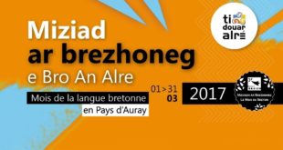 Miziad ar brezhoneg e Bro an Alre, mois du breton en pays d'Auray.