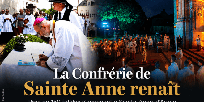 La Confrérie de Sainte Anne renaît quatre siècles après sa fondation