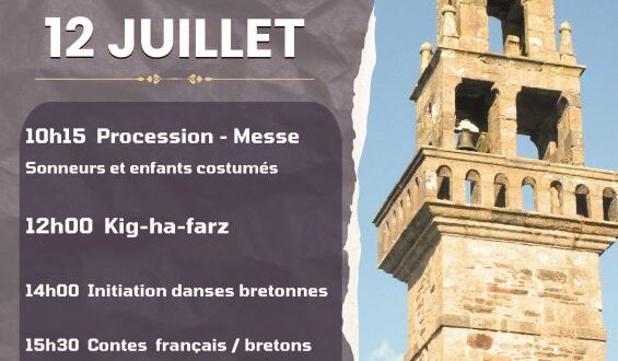 Le pardon de Landouzen au Drennec se tiendra le dimanche 12 juillet
