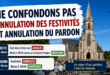 Canicule : ne confondons pas annulation des festivités et annulation du pardon