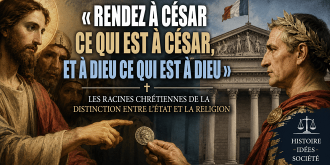 « Rendez à César ce qui est à César » : les racines chrétiennes de la distinction entre l&rsquo;État et la religion