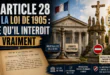 L&rsquo;article 28 de la loi de 1905 : ce qu&rsquo;il interdit vraiment