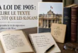 La loi de 1905 : relire le texte plutôt que les slogans