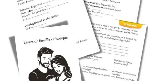 Un trésor à transmettre : le livret de famille catholique bilingue breton / français