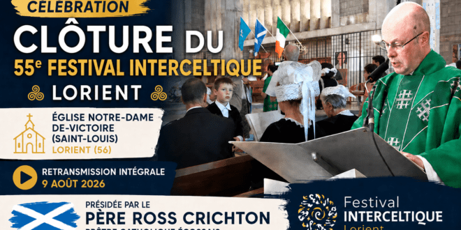 Lorient : la messe du 55e Festival Interceltique à revoir en vidéo