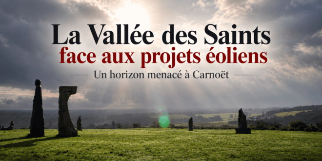 À Carnoët, La Vallée des Saints défend son horizon face aux projets éoliens