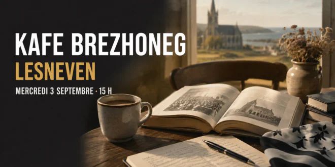 Kafe brezhoneg à Lesneven : Maïna Sicard-Cras invitée à parler de la foi et de la langue bretonne