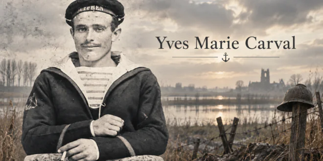 À Nieuport, un hommage en breton au fusilier marin Yves Marie Carval, mort en 1915