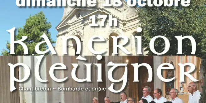 Vannes. Les Kanerion Pleuigner en concert à l’église Saint-Patern ce dimanche