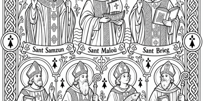 Toussaint : des coloriages de saints bretons à télécharger gratuitement pour vos enfants !
