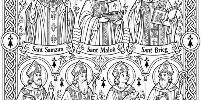 Toussaint : des coloriages de saints bretons à télécharger gratuitement pour vos enfants !